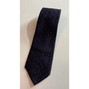 Vintage Countess Mara Blue Red Silk Designer Brand Neck Tie